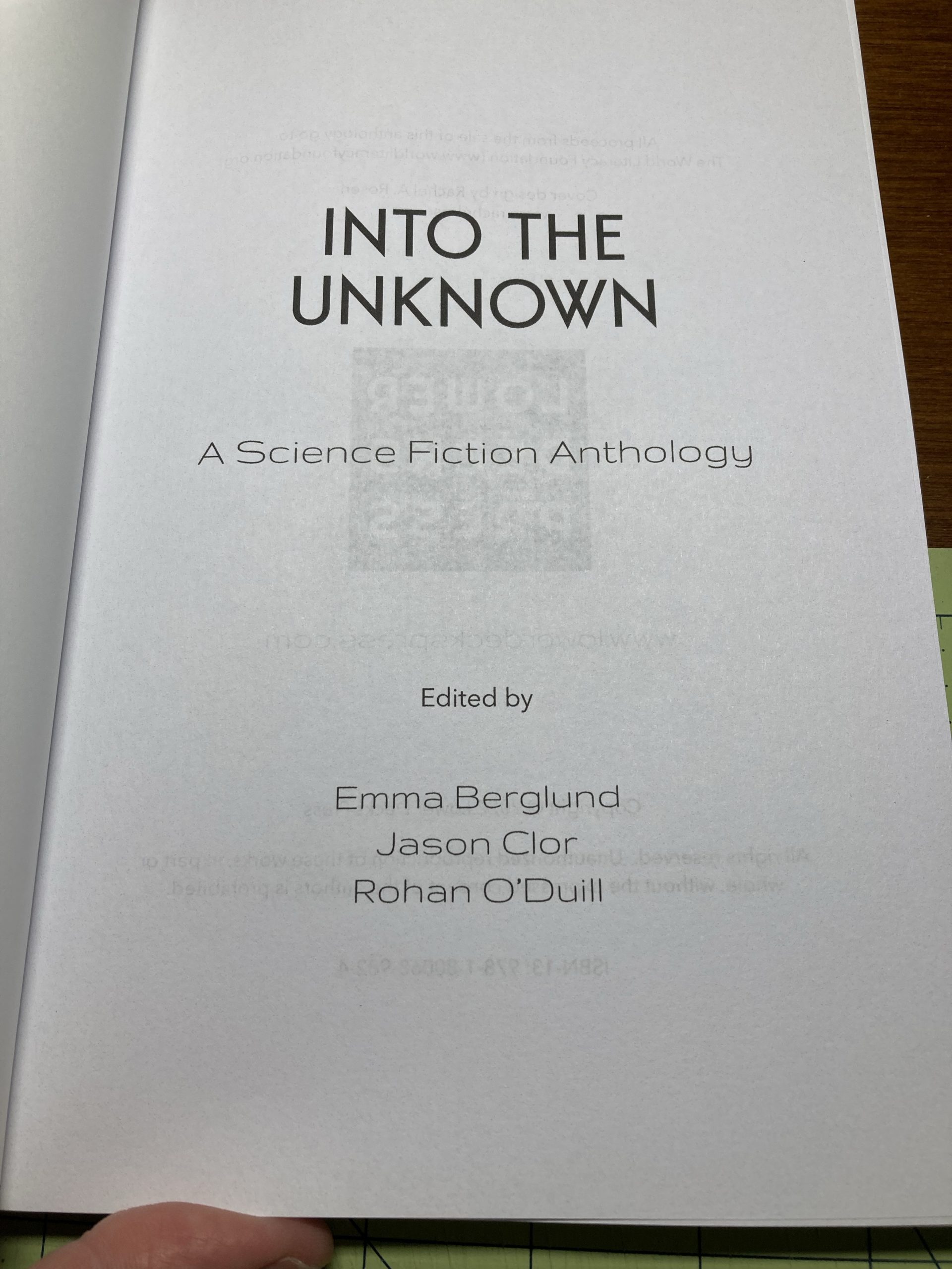 Into the Unknown title page